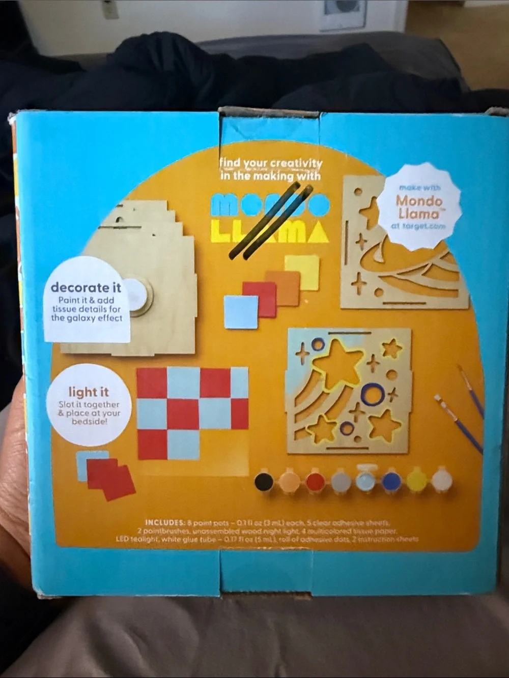 Kids Craft Light-Up Kit — Blue & Yellow